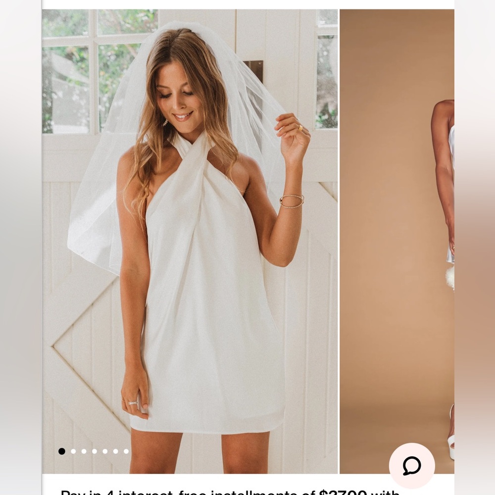 Show Me Your MuMu White Mini Dress